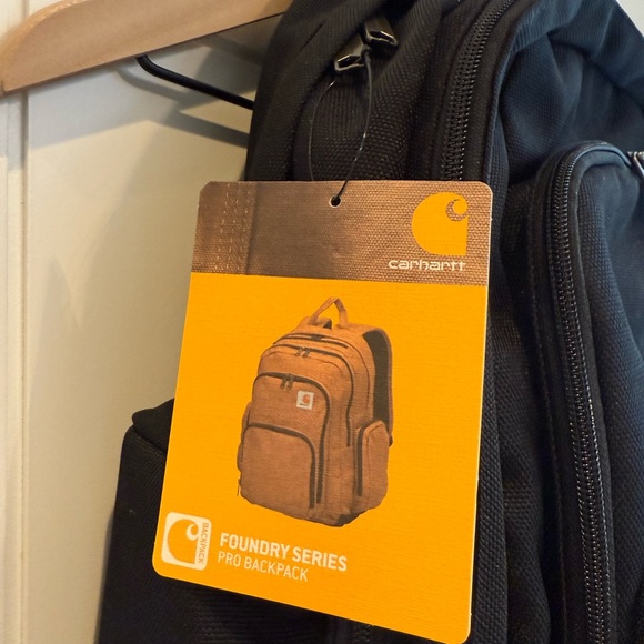 NWT Carhartt Classic Black Backpack - Picture 2 of 3
